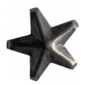 Clous rivet à griffes Étoile ø10mm Black Nickel 30 pièces