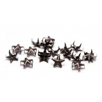 194401 - 3760131944013 - Ki-Sign - Clous rivet à griffes Étoile ø8mm Black Nickel 40 pièces