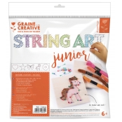 Kit Initiation Enfant String Art Tableau de fil tendu Nature