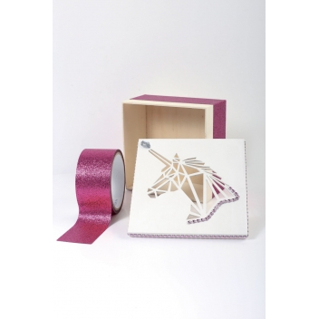 106306 - 3532431063066 - Graine créative - Boîte en bois Licorne 15x15cm - 6
