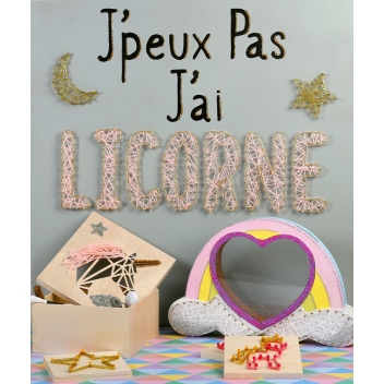 106306 - 3532431063066 - Graine créative - Boîte en bois Licorne 15x15cm - 7