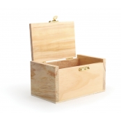 Boite coffret en bois 12,5 cm