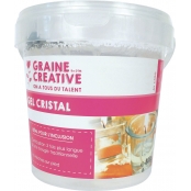 Gel à bougie incolore Cristal 800g + 8 mèches