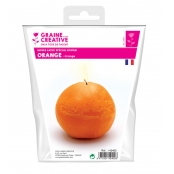 Moule à bougie en latex Orange
