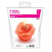Moule à bougie en latex Rose