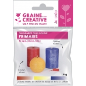 Colorants solides pour Bougie 3 couleurs Primaire