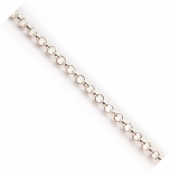 Chaine Argenté 1 mètre Maille 3,8 mm