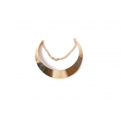 Collier Plastron Coloris Doré