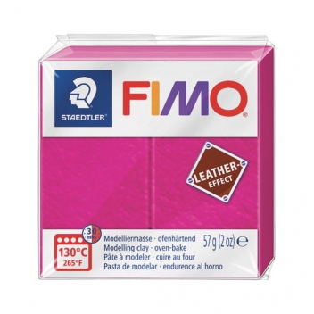 261880 - 4007817053065 - Fimo - Pâte Fimo Cuir 57 g Leather Effect Violet 8010.229 - 2