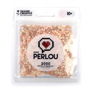 731704 - 3471057317040 - Perlou - Perles à repasser Mini Perlou Camaieu 4 coul. Chair - 2