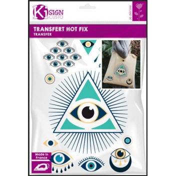 194542 - 3532431945423 - Ki-Sign - Transfert Thermocollant Le 3e Oeil Couleur A4 - 4