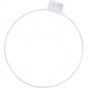Armature abat-jour cercle Rilsan Diamètre 20 cm blanc