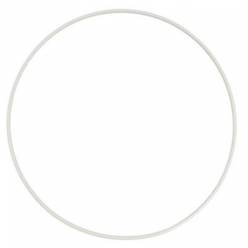 930040 - 3532439300408 - Graine créative - Armature abat-jour cercle Rilsan Diamètre 40 cm blanc
