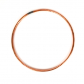 Armature abat-jour cercle cuivré Diamètre 10 cm