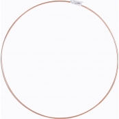 Armature abat-jour cercle cuivré Diamètre 30 cm