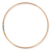 Armature abat-jour cercle cuivré Diamètre 45 cm