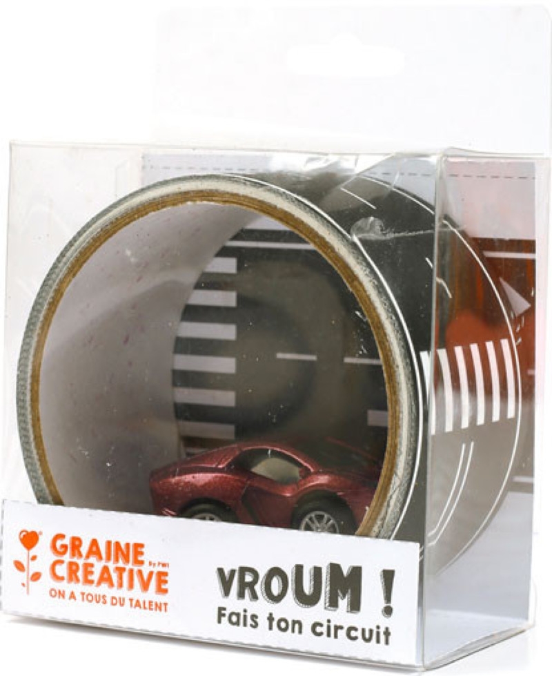 Kit Circuit Ruban adhésif avec voiture Friction Graine créative