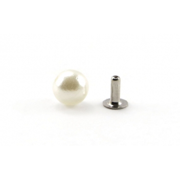 Clous rivet à griffes Rond ø6mm Argenté 80 pièces Ki-Sign 