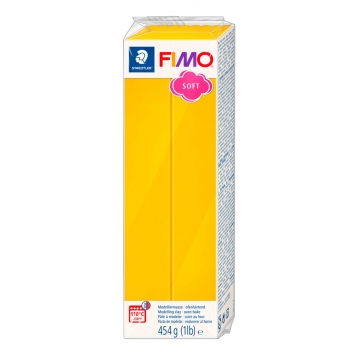 261531 - 4007817053522 - Fimo - Pâte Fimo 454 g Soft Tournesol 8021.16