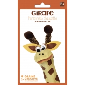 Marionnette chaussette Girafe