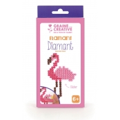 Kit diamond mosaic Sticker Flamant rose