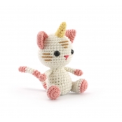 Kit Amigurumi crochet Chat-licorne