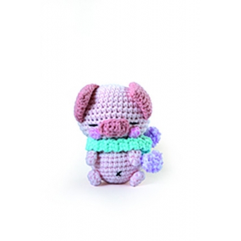 420227 - 3532434202271 - Graine créative - Kit MINI Amigurumi Cochon 10 cm