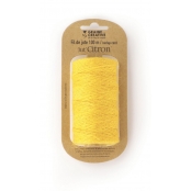 Bobine de Fil de jute 2 mm Jaune