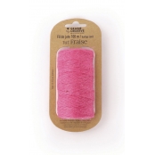 Bobine de Fil de jute 2 mm Rose