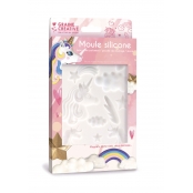 Moule en silicone 20x13 cm Licorne