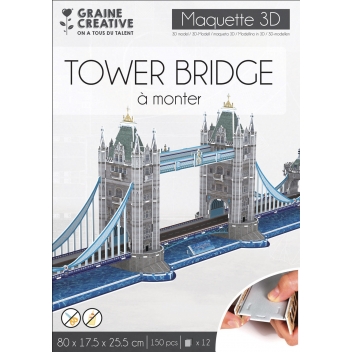 650900 - 3532436509002 - Graine créative - Puzzle D maquette Tower Bridge - 2