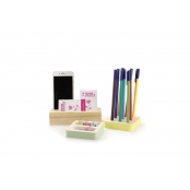 Set Accessoires de bureau en bois