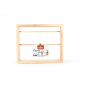 Porte-bijoux en bois 2 barres 30 cm