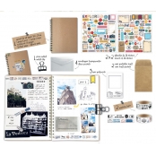 Kit Scrap Carnet de voyage Road trip