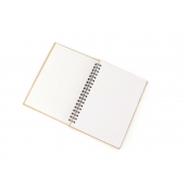 Carnet Couverture kraft Intérieur Papier blanc 24 cm