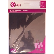 Tissu flex thermocollant Noir mat 20 x 25 cm