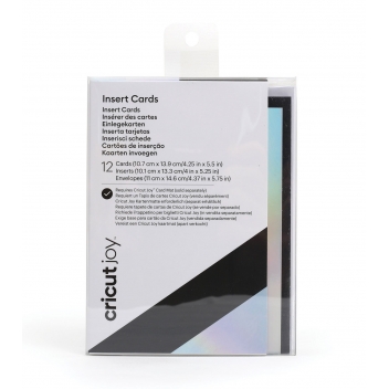 2008045 - 093573865299 - Cricut - Cricut Joy : 12 cartes et enveloppes Argent holographique