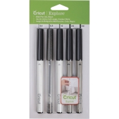 Cricut Explore et Maker : 5 stylos multi-tailles noir