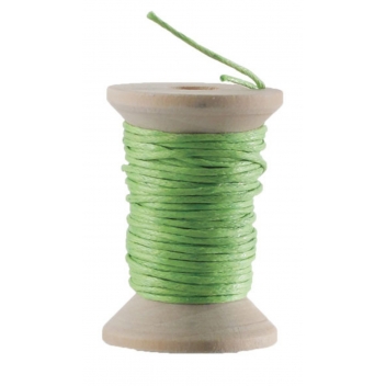 268741 - 3471052687414 - Graine créative - Cordon en coton ciré Vert 5m - 2