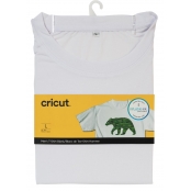 Cricut : T-Shirt Homme Blanc (L) Col Rond à Customiser