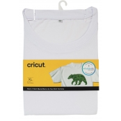 Cricut : T-Shirt Homme Blanc (Xl) Col Rond à Customiser