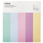 Cricut Smart Paper : Papier Cartonné Autocollant 33cm 10 feuilles Pastel
