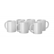 Cricut : Mugs en Céramique Blanc 340ml 6 pièces