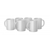 Cricut : Mugs en Céramique Blanc 425ml 6 pièces