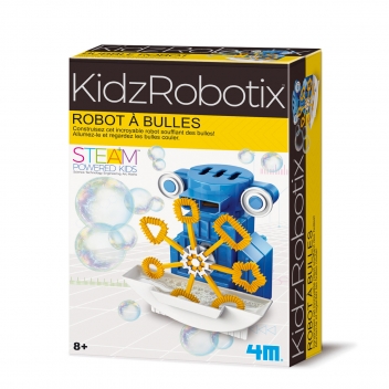 5663423 - 5414561467564 - 4M - Kit DAM Kidzrobotix Robot à Bulles 20x27 cm - 2