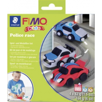 262160 - 4007817066546 - Fimo - KIT FIMO KIDS COURSE DE POLICE / 8034 29 LY - 2