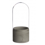 Cloche en Verre avec Socle Beton 12 cm