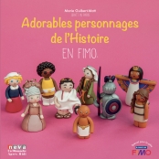 Livre Adorables Personnages de l'histoire en Fimo