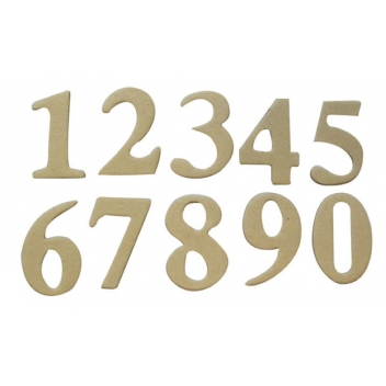 650305 - 3532436503055 - Graine créative - Chiffres en carton 4cm