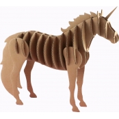 Maquette en carton Licorne